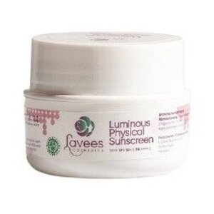 CEK BPOM Lavees Cosmedics Luminous Physical Sunscreen SPF 50+ PA++++