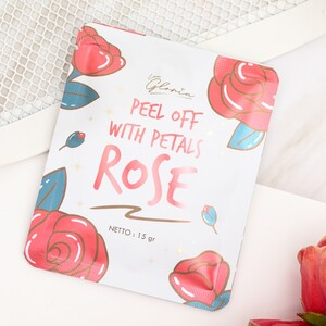 CEK BPOM Lea Gloria Peel Off Mask With Petals Rose