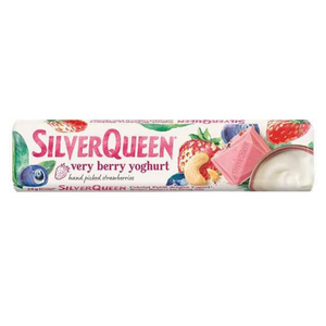 CEK BPOM Silver Queen Cokelat Putih dengan Yoghurt, Stroberi, Blueberry dan Kacang Mede