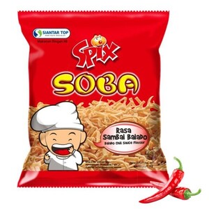 CEK BPOM Spix Soba Makanan Ringan Mi Rasa Sambal Balado