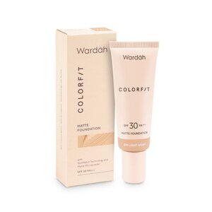 CEK BPOM Wardah Colorfit Matte Foundation 22N Light Ivory