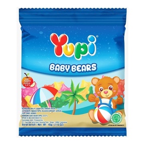 CEK BPOM Yupi Kembang Gula Lunak Jeli Aneka Rasa (Stroberi, Nanas, Apel, Blackcurrant, Jeruk) - Baby Bears