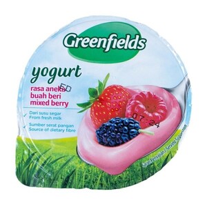 CEK BPOM Greenfields Yogurt Rasa Aneka Buah Beri