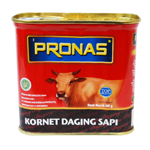 CEK BPOM Pronas Kornet Daging Sapi Kombinasi