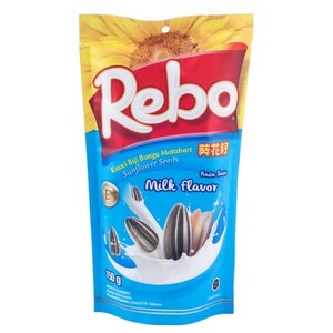 CEK BPOM Rebo Kuaci Biji Bunga Matahari Rasa Susu (Milk Flavor)