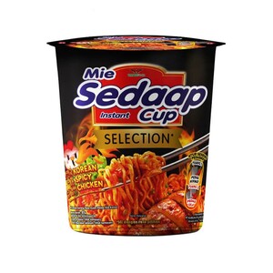 CEK BPOM Sedaap Mi Instan Goreng Rasa Ayam Pedas Ala Korea (Korean Spicy Chicken) Cup