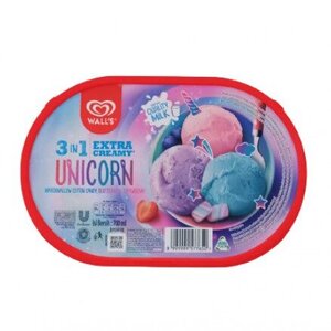 CEK BPOM Walls Es Krim Rasa Marshmallow Cotton Candy, Blueberry dan Stroberi