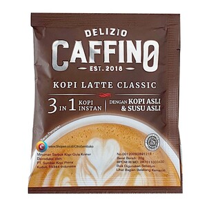 CEK BPOM Caffino Minuman Serbuk Kopi Gula Krimer (Kopi Latte Classic)