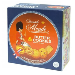 CEK BPOM Monde ( Etiket Biru ) Kukis Mentega ( Butter Cookies )