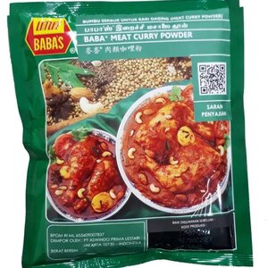 CEK BPOM Babas Bumbu Serbuk Untuk Kari Daging (Meat Curry Powder)