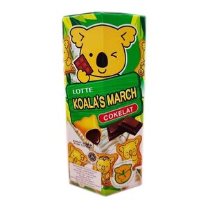 CEK BPOM Lotte Koalas March Biskuit Isi Krim Rasa Cokelat