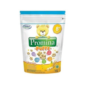 CEK BPOM Promina Makanan Pendamping ASI Kudapan Sereal Puffs Rasa Pisang untuk Bayi Usia 8-12 Bulan