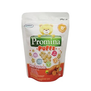 CEK BPOM Promina Makanan Pendamping ASI Kudapan Sereal Puffs Rasa Stroberi Apel untuk Bayi Usia 8-12 Bulan