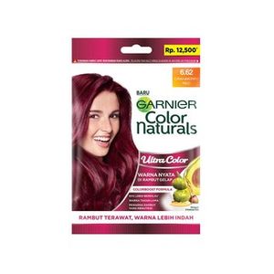 Cek Bpom Garnier Color Naturals Ultra Color - Gel Pewarna 6.62 Cranberry Red