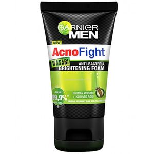 Cek Bpom Garnier Men Acnofight - Wasabi Anti - Bacteria Brightening Foam