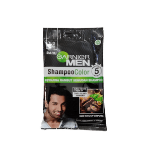 Cek Bpom Garnier Men Shampoo Color 1.0 Hitam Alami - Hair Colorant