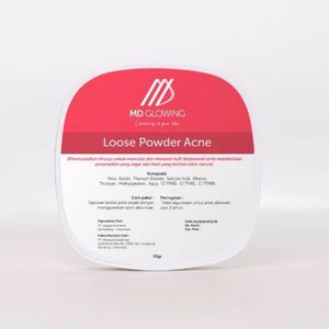 Cek Bpom Md Glowing Listening To Your Skin Loose Powder Acne