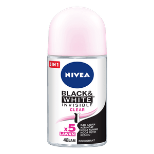 Cek Bpom Nivea Black & White Invisible Clear Deodorant Roll-on