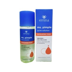 CEK BPOM Emina Ms. Pimple Acne Solution Exfoliating Toner