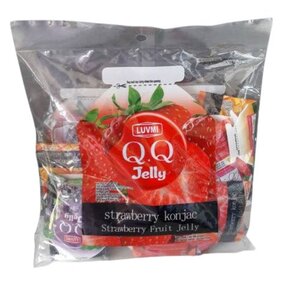 CEK BPOM Luvmi Jeli Rasa Buah Stroberi (QQ Strawberry Konjac Fruit Jelly)