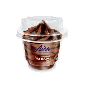 CEK BPOm Aice Es Krim Rasa Cokelat (Sundae Chocolate)