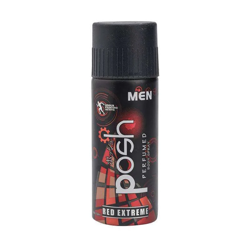 Cek Bpom Posh Perfumed Body Spray Men ( Red Extreme )