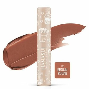 CEK BPOM Hanasui Mattedorable Lip Cream Brown Sugar