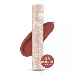 CEK BPOM Hanasui Mattedorable Lip Cream Hazelnut Latte