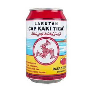 CEK BPOM Larutan Cap Kaki Tiga Rasa Stroberi