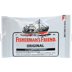 CEK BPOM Fishermans Friend Kembang Gula (Original Extra Strong Lozenges)