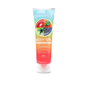 CEK BPOM Hanasui Body Spa Body Exfoliating Gel Rainbow With Collagen