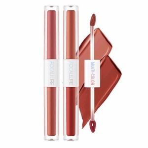 CEK BPOM Focallure Multicolor 2-In-1 Lipstick & Lip Gloss FA327 W10