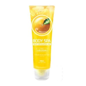 CEK BPOM Hanasui Body Spa Body Exfoliating Gel Lemon With Collagen