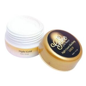 CEK BPOM Gbee Night Cream Gold Series With Extract Almond & Olive Oil