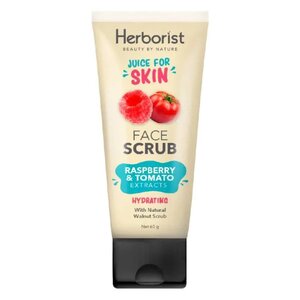 CEK BPOM Herborist Juice For Skin Face Scrub Raspberry & Tomato Extracts