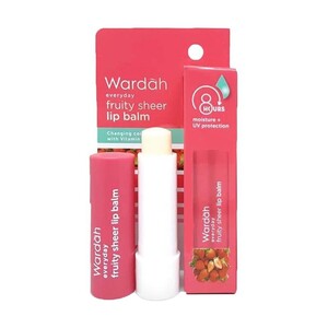 CEK BPOM Wardah Everyday Fruity Sheer Lip Balm Strawberry