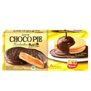 CEK BPOM Lotte Chocopie Keik Isi Marshmallow Salut Cokelat