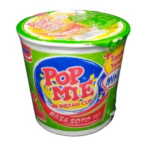 CEK BPOM Pop Mie Mi Instan Cup Mini Rasa Soto Mi