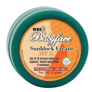 CEK BPOM RDL Sunblock Cream SPF 15