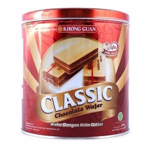 CEK BPOM Khong Guan - Classic Wafer dengan krim Coklat