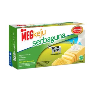 CEK BPOM MEG Keju Cheddar Olahan - Keju Serbaguna