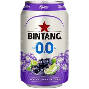 CEK BPOM Bintang Zero Minuman Malt Berkarbonasi Rasa Blackcurrant Jeruk Nipis