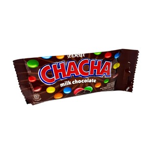 CEK BPOM Delfi-Chacha Minis Cokelat Susu Salut Gula Aneka Warna