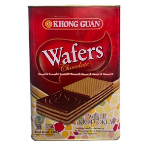 CEK BPOM Khong Guan Wafer Krim Cokelat