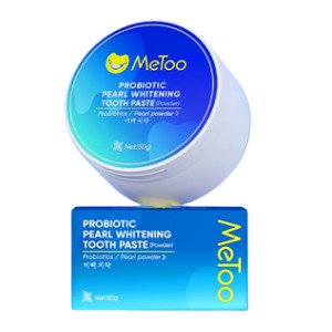 CEK BPOM Metoo Probiotic Pearl Whitening Tooth Powder