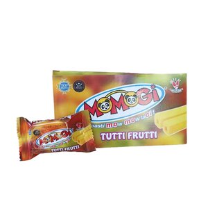 CEK BPOM Momogi Makanan Ringan Ekstrudat Rasa Tutti Frutti