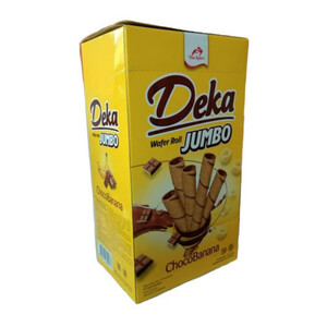 CEK BPOM Deka Wafer Roll Cokelat Pisang