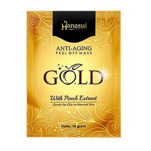 CEK BPOM Hanasui Anti Aging Peel Off Mask Gold