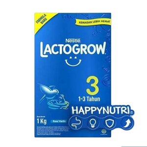 CEK BPOM Nestle Lactogrow 3 Susu Pertumbuhan Rasa Vanila Untuk Anak Usia 1-3 Tahun