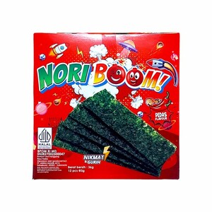 CEK BPOM Nori Boom Rumput Laut Panggang Rasa Pedas